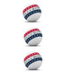 TaylorMade 2025 Tour Response Red White Blue Stripe - 3 balls