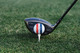 TaylorMade 2025 Tour Response Red White Blue Stripe with driver
