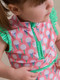 Ruffled Butts Tee Time Ruffled Girls Golf Dress Fabric detail