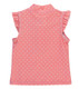 Ruffled Butts Little Girls Bubblegum Pink Sleeveless Top - Back