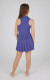 90 Degree by Reflex Girls Zip Up Golf Dress with Pleated Skort Navy Back