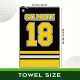 Happy Gilmore Golf Towel Dimensions