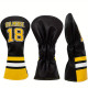 Happy Gilmore PU Leather Golf Driver Headcover - Front, back and side angles
