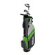 Wilson Deep Red 4 Club Kids Golf Set for Ages 5-8 (kids 40-50" tall) Green