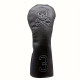 Skull and Crossbones PU Golf Headcovers Black
