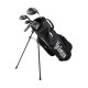 UpSwing 7 Club Kids Golf Set Ages 7-10 (kids 45-51" tall) Black
