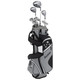 Tour Edge Lady Edge Womens Petite Golf Set with Cart Bag - Black / Grey