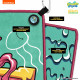 'Krusty' Squidward Magnetic Golf Towel with Ball Marker