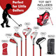 Shorties TOT 5 Club Kids Golf Set for Ages 4-5 (kids 38-42") - Red