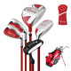 Shorties MINI 5 Club Kids Golf Set for Ages 6-8 (kids 42-46") - Red