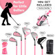 Shorties MINI 5 Club Kids Golf Set for Ages 6-8 (kids 42-46") - Pink