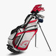 Callaway XT 10 Club Teen Golf Set (kids 58-69" tall) Red/Silver