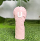 Pink PU Leather Headcover - Hybrid / Utility Club