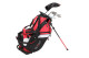 La Jolla 4 Club Kids Golf Set for Ages 5-6 (41-46 inches) Red