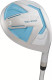 Tour Edge TE-200 Lady Edge 7 Club Womens Petite Golf Set Stand Bag (for girls 60-65" tall) - Silver/Blue