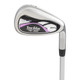 Tour Edge TE-300 Moda 10 Club Petite Womens Set Cart Bag (for girls 60-65" tall) - Silver/Lilac