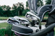 Tour Edge TE-300 Moda 10 Club Petite Womens Set Cart Bag (for girls 60-65" tall) - Silver/Lilac