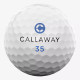 Callaway Chrome Tour Retro Collection Golf Balls White - Dozen