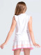 Lucky in Love Lace Frill Tank White - Back View