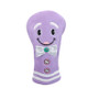 Happy Face PU Leather Headcovers - Purple