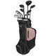 Tour X LG28 11 Club Womens Golf Set with Stand Bag (girls 63-68" tall) - Rose Gold