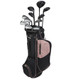 Tour X LG28 11 Club Petite Womens Golf Set with Stand Bag (girls 63-68" tall) - Rose Gold