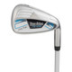 Tour Edge TE-200 10 Club Petite Womens Golf Set Stand Bag (for girls 60-65" tall) - Silver/Blue