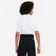 Nike Victory Boys Golf Polo White - Back View