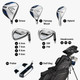 Callaway XT 10 Club Teen Golf Set (kids 58-69" tall) Black