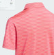adidas Climacool Striped Boys Golf Polo - Pure Turbo