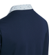 Adidas Climacool Long Sleeve Girls Golf Shirt Navy Collar Detail Back