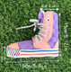 High Top Sneaker Putter Cover Pink / Purple