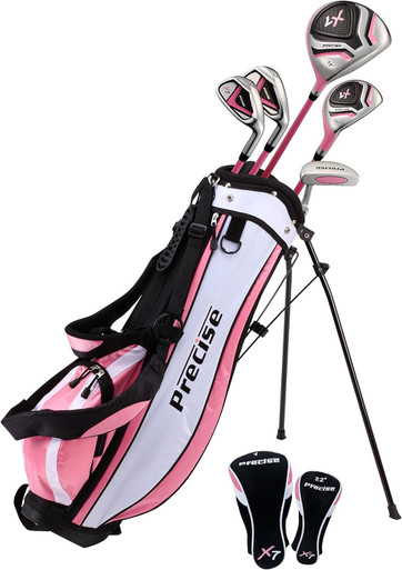 Precise X7 Girls Golf Set for Ages 6-8 Pink. Free Shipping.