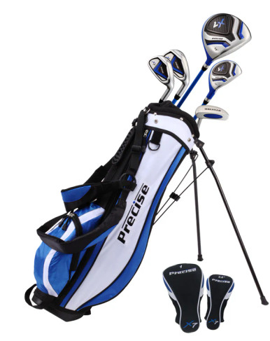 Precise X7 Kids Golf Set for Ages 9-12 Blue. Free Shipping.