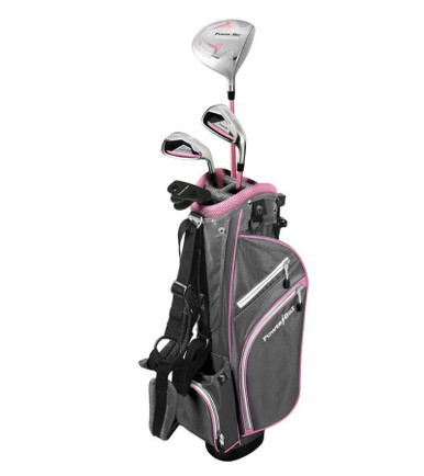人気の贈り物が PowerBilt 4 Club Girls Golf Set for Ages 5-8 Pink メンズウェア