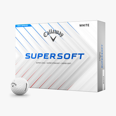 Callaway 2025 Supersoft Golf Balls White Dozen