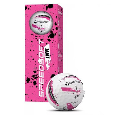 TaylorMade SpeedSoft Green Ink Golf Balls 3 Pack