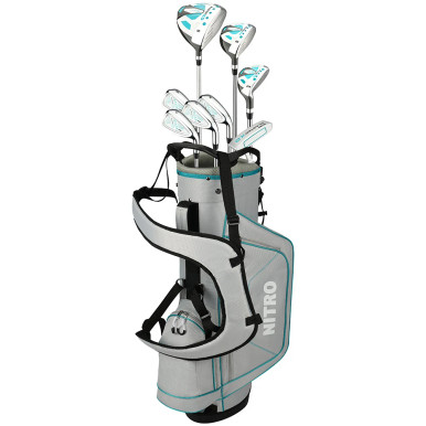 Nitro Golf X Factor 8 Club Womens Golf Set with Stand Bag