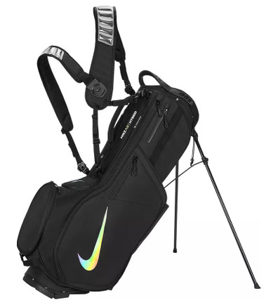Nike Air Hybrid 2 Golf Stand Bag - Black/Black/Multi Iridescent