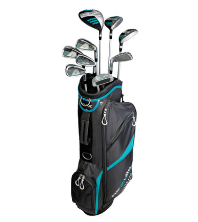Tour X Rezults 9 Club Womens Golf Set with Stand Bag - (girls 63