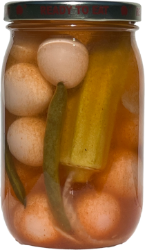 Matt & Dana Cajun Style Pickled Quail Eggs Pint