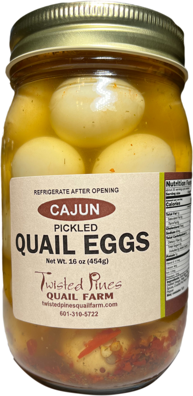 Cajun Style Pickled Quail Eggs Pint