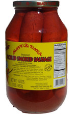 EXPIRED Matt & Dana Spicy Pickled Smoked Sausage - Quart EXPIRED Matt & Dana Spicy Pickled Smoked Sausage - Quart
