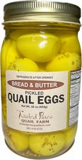 Bread & Butter Pickled Quail Eggs