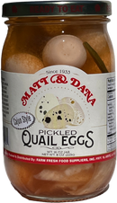 Matt & Dana Cajun Style Pickled Quail Eggs Matt & Dana Cajun Style Pickled Quail Eggs