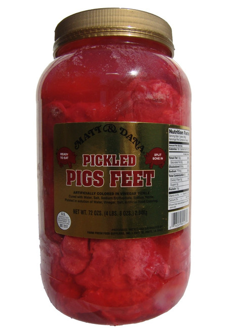 Matt & Dana Pickled Pig's Feet - Case of 4 Gallons