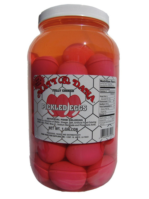 EXPIRED Matt & Dana Pickled Red Eggs - 4 lbs