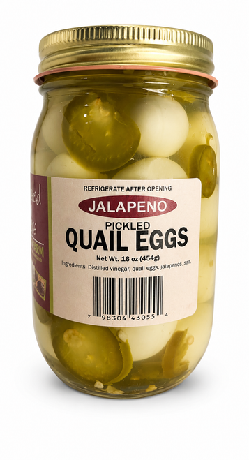Jalapeño Pickled Quail Eggs