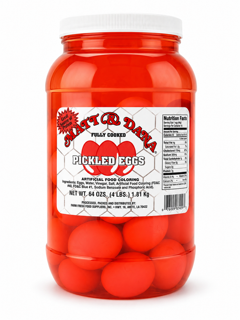 Matt & Dana Pickled Red Eggs - 4 lbs