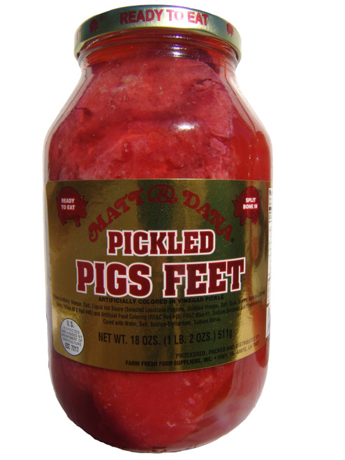 Matt & Dana Pickled Pigs Feet - 16 oz